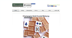 Desktop Screenshot of mahjongstudio.com